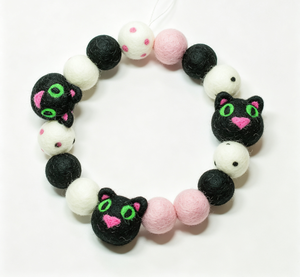 Jouet pour animaux en <span class=keywords><strong>feutre</strong></span> de laine pure, teint naturellement, sûr, fait main par des artisans, balles à mâcher interactives, compatible avec la catnip, jouet de dentition durable - Product Image 6