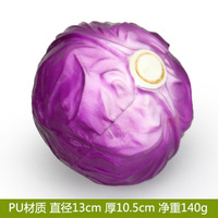Modèle de mousse d'emballage artificiel de chou violet chinois de faux légumes réalistes accessoires décoratifs articles d'affichage