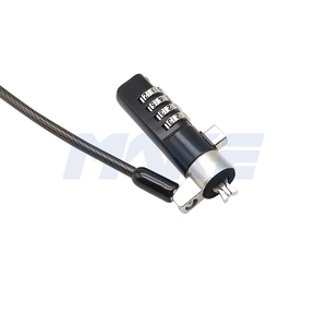 Mk856 bảo mật cao cơ khí 4 chữ số mã Kết Hợp Máy Tính Chống Trộm Cáp máy tính <span class=keywords><strong>x</strong></span>ách tay ổ khóa 3x5mm Cáp máy tính <span class=keywords><strong>x</strong></span>ách tay khóa - Product Image 3