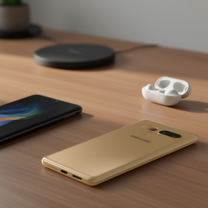 Cover Posteriore di Ricambio in ABS Dorato per Samsung Galaxy S10 5G - Product Image 3