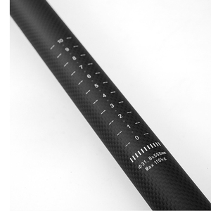 Pour Brompton 3Sixty Pikes Aceoffix Vélo <span class=keywords><strong>Pliant</strong></span> Accessory-550mm 31.8mm Offset En Fiber <span class=keywords><strong>De</strong></span> Carbone Vélo <span class=keywords><strong>Tige</strong></span> <span class=keywords><strong>De</strong></span> <span class=keywords><strong>Selle</strong></span> - Product Image 3