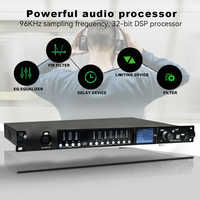 Procesador de Audio Paulkitson SD448, Efectos AUTO/FIR/EQ, Procesador de Audio Digital Dsp RTA, Equipo de Sonido Profesional