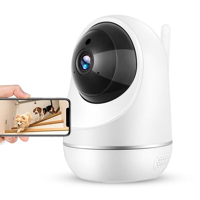 2MP Wifi Smart Home Wireless Security Camera System Night Vision IP Security Camera White Indoor Camera