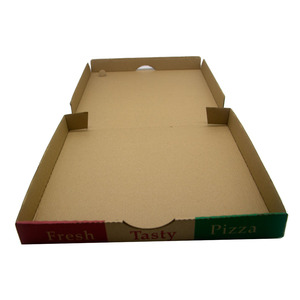Scatole per Pizza Ecologiche da Asporto 9/11/13/15 Pollici in Cartone Ondulato <span class=keywords><strong>B</strong></span> Flute con Logo - Product Image 4