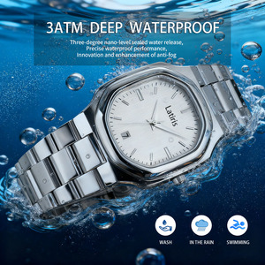 Reloj de Pulsera Luminoso de Cuarzo de Acero Inoxidable y Aleación para <span class=keywords><strong>Hombre</strong></span>, a la Moda, Resistente al Agua, 40 mm, Venta al por Mayor OEM - Product Image 2