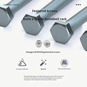 Support d'haltères à domicile à trois couches pour hommes et femmes pour l'entraînement Crossfit - Product Image 6