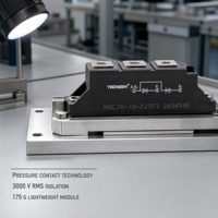 Module redresseur à diodes TECHSEM MDC100-22 70A 1800V, base isolée, bornes M5/M6, pour onduleur PWM et alimentation CC