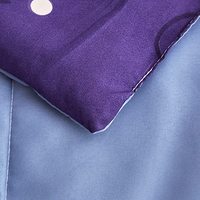 Ensemble de literie Super doux avec étoiles, lune, nuit étoilée, brille dans le noir, housse de couette pour enfants