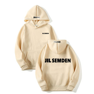 Sweat à capuche unisexe en polaire avec imprimé graphique et lettres, style streetwear, impression numérique du logo - Product Image 3