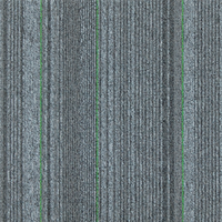 Dalles de moquette en polypropylène (PP) gris clair 50x50cm, insonorisantes, pour bureaux, hôtels, couloirs et maisons - En promotion
