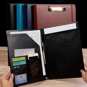 Porte-documents multifonctionnel en cuir A4 pour négociations commerciales, carnet promotionnel transfrontalier pour managers et employés - Product Image 2