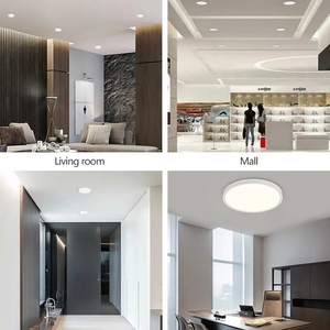 Luz de techo de montaje empotrado, accesorio de luz LED regulable para cocina, <span class=keywords><strong>dormitorio</strong></span>, baño - Product Image 5