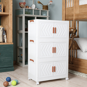 ShenYu 40 بوصة بدون تركيب قابل للطي ترتيب صناديق تخزين الملابس المنزلية للأطفال - Product Image 4