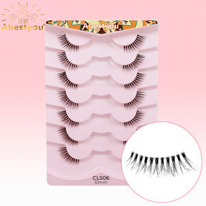 Abestyou 200pcs Mixte 8-16mm Curl <span class=keywords><strong>D</strong></span> 40P Cluster Wispy Individual Lashes Extensions Soft Premade Segment Faux Cils - Product Image 6