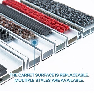 Fabricant professionnel <span class=keywords><strong>tapis</strong></span> de sol en aluminium anti-<span class=keywords><strong>d</strong></span>érapant anti-poussière <span class=keywords><strong>tapis</strong></span> <span class=keywords><strong>d</strong></span>'<span class=keywords><strong>entrée</strong></span> de bâtiment commercial à rayures modernes - Product Image 2