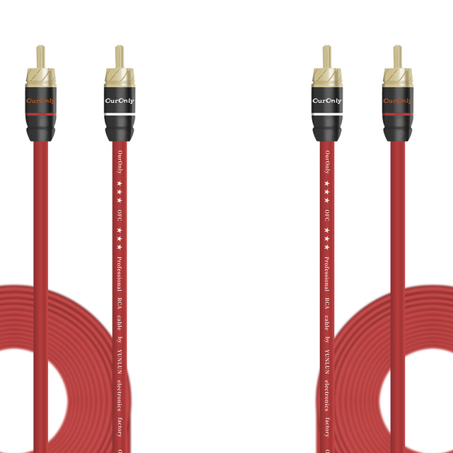 Hight Quality Pure Copper RCA Audio Cable-3R with 5.0m