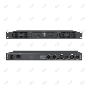 เพาเวอร์แอมป์ OEM EIF ET2350 1U แบบติดตั้งบนแร็ค คลาส D 4 แชนแนล 350 วัตต์ แอมป์เสียงดิจิตอล สำหรับคลับ บาร์ คาราโอเกะ และการแสดงบนเวที - Product Image 2