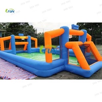 Terrain de jeu de football gonflable en PVC pour bébé, table de baby-foot, terrain de jeu de football, vente