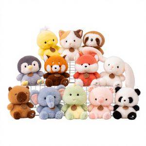 Juguetes de Peluche de Conejo de la Serie Zoológica, Lindos y Adorables, de Poliéster y Algodón PP, Muñecos de Animales Pequeños, Regalos de Cumpleaños para Niños - Product Image 1