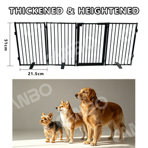 Barrière rétractable CanboPet pour chiens, pour escalier, barrière large pour chiens, garde-corps, barrière de sécurité pour bébés, <span class=keywords><strong>porte</strong></span> pour animaux de compagnie - Product Image 3