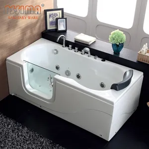 Acrylic old people/disable/elderly/agedness walk in bathtub free standing walk-in bathtubs old people hot tub