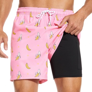 Traje de Baño Deportivo para Hombre con Logotipo Personalizado, Shorts de Baño Transpirables con Malla y Estampado de Leopardo, Bikini para Hombre Adulto - Product Image 3