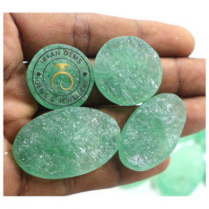 Aventurine verte Druzy, qualité supérieure, 100% naturelle, cabochon en aventurine, pierre précieuse non montée pour la création de bijoux. - Product Image 1