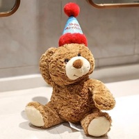 Ours en peluche personnalisable, autres jouets en peluche, confort pour bébé, lesté, mignon, design Kawaii, fabriqué en coton PP, anniversaires
