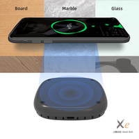 Protection OTP et OVP, puissance de sortie 10W, chargeur sans fil invisible sous 40 mm de profondeur pour téléphone portable