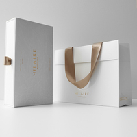Boîtes cadeaux en carton réutilisables et portables, papier artistique classique avec estampage à chaud, personnalisables pour l'emballage de montres