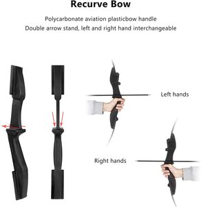 Offre Spéciale Portable en plein air tir à l'arc Double flèche reste droite gauche bras garde arc classique ensemble pour débutant <span class=keywords><strong>Archer</strong></span> - Product Image 2