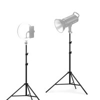 Trépied Réglable en Aluminium 50cm/75cm/110cm/170cm/200cm/260cm/280cm pour Appareil Photo, Téléphone et Éclairage