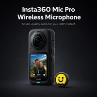 Kit de Creador Insta360 X6, Cámara 360, Micrófono Pro, Control Remoto Inalámbrico Plegable, 8K30fps, Resistente al Agua hasta 20m