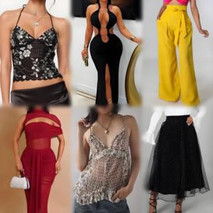 Liquidación de Ropa de Mujer a Bajo Precio, Vestidos, Blusas, Camisetas, Pantalones, Faldas Cortas de Alta Calidad, Inventario de Ropa, Envío Mixto - Product Image 2