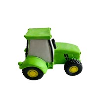 Jouet à mâcher pour chien en latex vert High Court, design réaliste de tracteur, sonore, incontournable pour lutter contre l'ennui