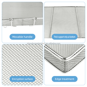 Khay lưới thép không gỉ OEM 304 316, giỏ lưới kim loại, khay sấy và khay sấy thực phẩm - Product Image 3