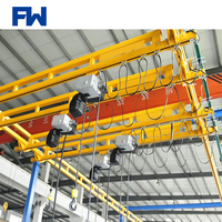 Grúa Puente Suspendida Combinada Flexible y Ligera de 500 kg, 1000 kg, 2000 kg, 3 Toneladas y 5 Toneladas