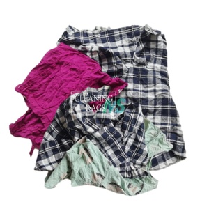 Trapos de algodón de colores de punto 100%, toallitas industriales marinas y automotrices de buena absorción, producto de desecho textil - Product Image 1