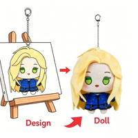 Peluche personnalisée de personnage de jeu, jouet en peluche, merchandise de jeu vidéo, poupée en peluche douce pour les fans, cadeau et objet de collection