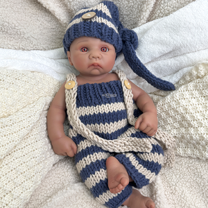 Muñeca de Silicona de 39 cm con Ojos Abiertos, Muñeca de Silicona Reborn, Juguetes de Silicona Sólida Realistas, Muñecos de Niño Recién Nacido, Regalo de Cumpleaños - Product Image 4