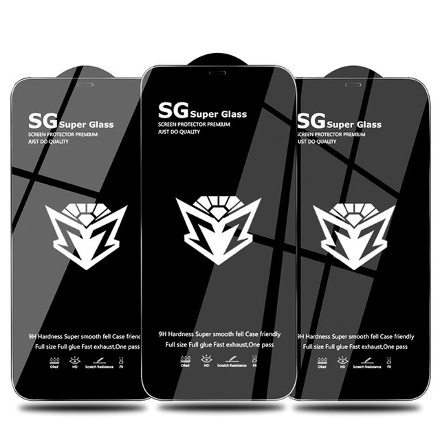 0.3MM 9H Full Coverage Phone Screen Protector Tempered Glass for iPHONE 14 13 12 MINI 11 XR XS PRO MAX
