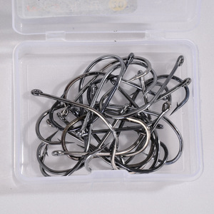 Aohu Marusei Fishhook High Carbon Steel Barbed Long Shank Freshwater Fishing Hook <b>Boxed</b> Tube - Product Image 1