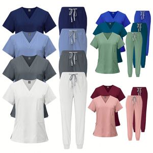 Custom <b>Doctor</b> Scrubs Uniform <b>Set</b> for <b>Doctors</b> and Nurses Beauty Salon Hospital Dental Clinic Operating Room Stylish Medical Work - Product Image 3
