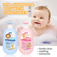 Nary Wholesale Gel Douche 3-en-1 Avoine/Lait, Shampoing et Après-shampoing à l'Huile de Jojoba, Gel Douche 1L pour la Croissance Capillaire, Savon de Douche Personnalisé Enfant/Bébé
