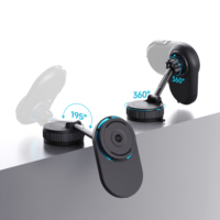 Chargeur sans fil pour voiture avec câble rétractable, support pour grille d'aération, support à ventouse pour tableau de bord