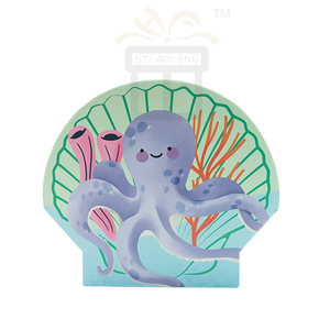 Bền vững đại dương tưởng tượng 3 cái có thể tái chế <span class=keywords><strong>nestable</strong></span> thân thiện với môi vỏ hình Quà Tặng & trang trí nội thất cho trẻ em phòng & bên ủng hộ hộp - Product Image 4