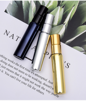 10ml Galvanisierte UV-Glas-Sprühflasche Tragbare Parfüm- und Kosmetik-Dosierflasche