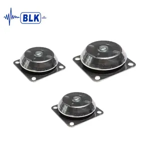 Rubber Manufacturer Vibration Isolator Mounts Damper Metal Housing Rubber Mounts Pads For Pump Engine Generator