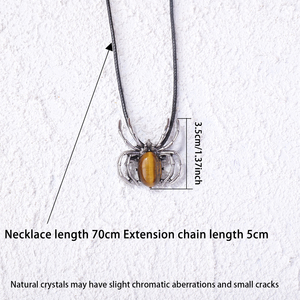 Colgante y Broche de Araña de Cristal Natural al por Mayor para Joyería de Brujería de Halloween, Accesorio de Fiesta, Regalo - Product Image 2