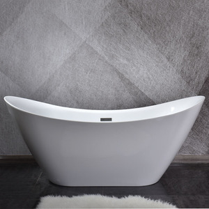 <span class=keywords><strong>Vendita</strong></span> diretta produttore acrilico 1.7m Freestanding vasca ovale Nordic Design moderno per Hotel Spa bagno bagno ammollo 10 anni - Product Image 5